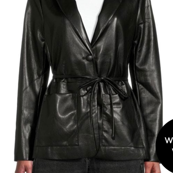 7 for all Mankind Vegan Leather jacket - Picture 1 of 6